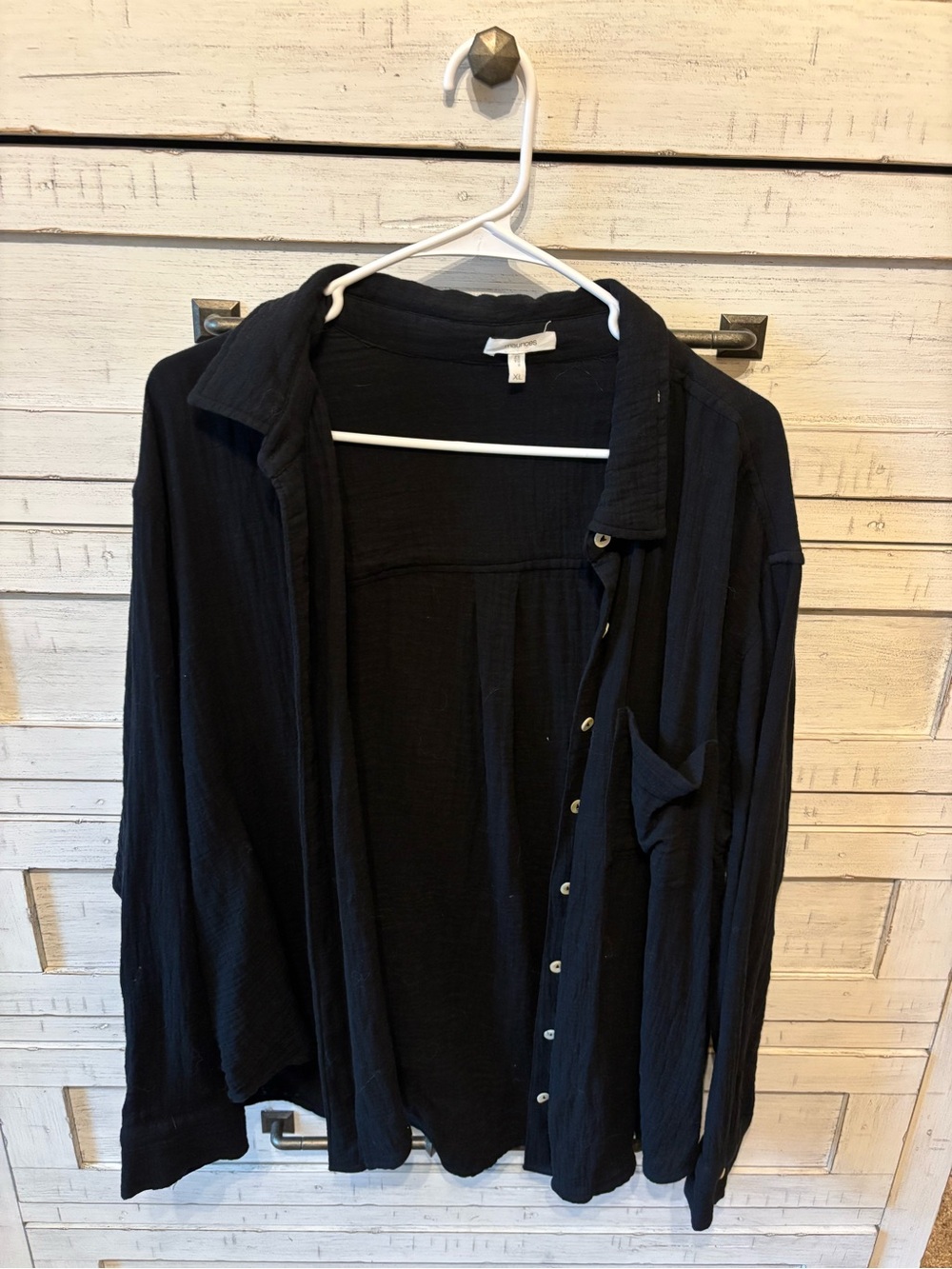 Maurice's Black Buttondown